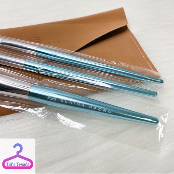 ELAINA BADRO BABYBLUES 3 PIECE BRUSH SET - Picture 5 of 8